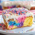 Unicorn Poke Cake
