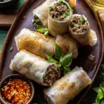 20-Minute Thai Basil Beef Rolls
