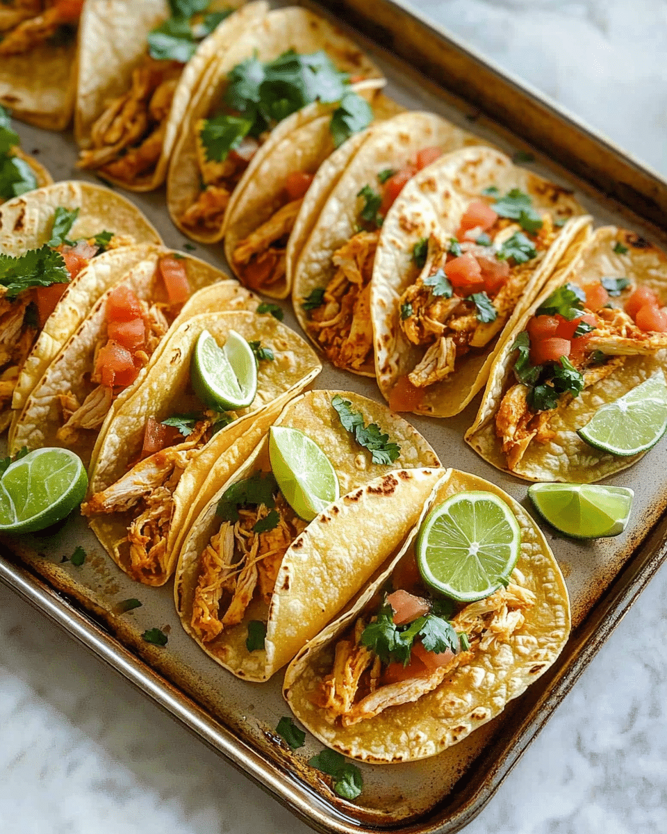 Baked Chicken Tacos