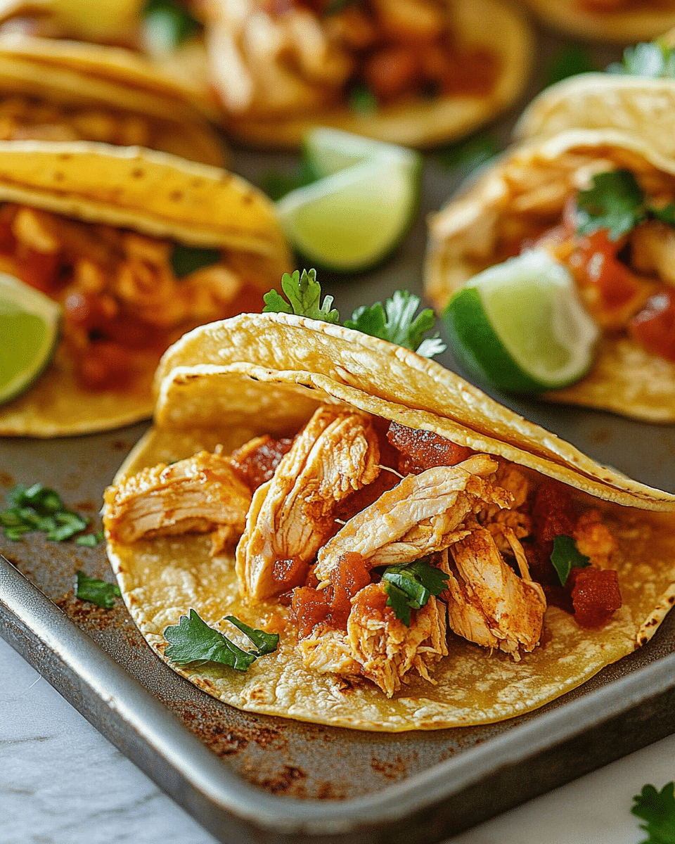 Baked Chicken Tacos