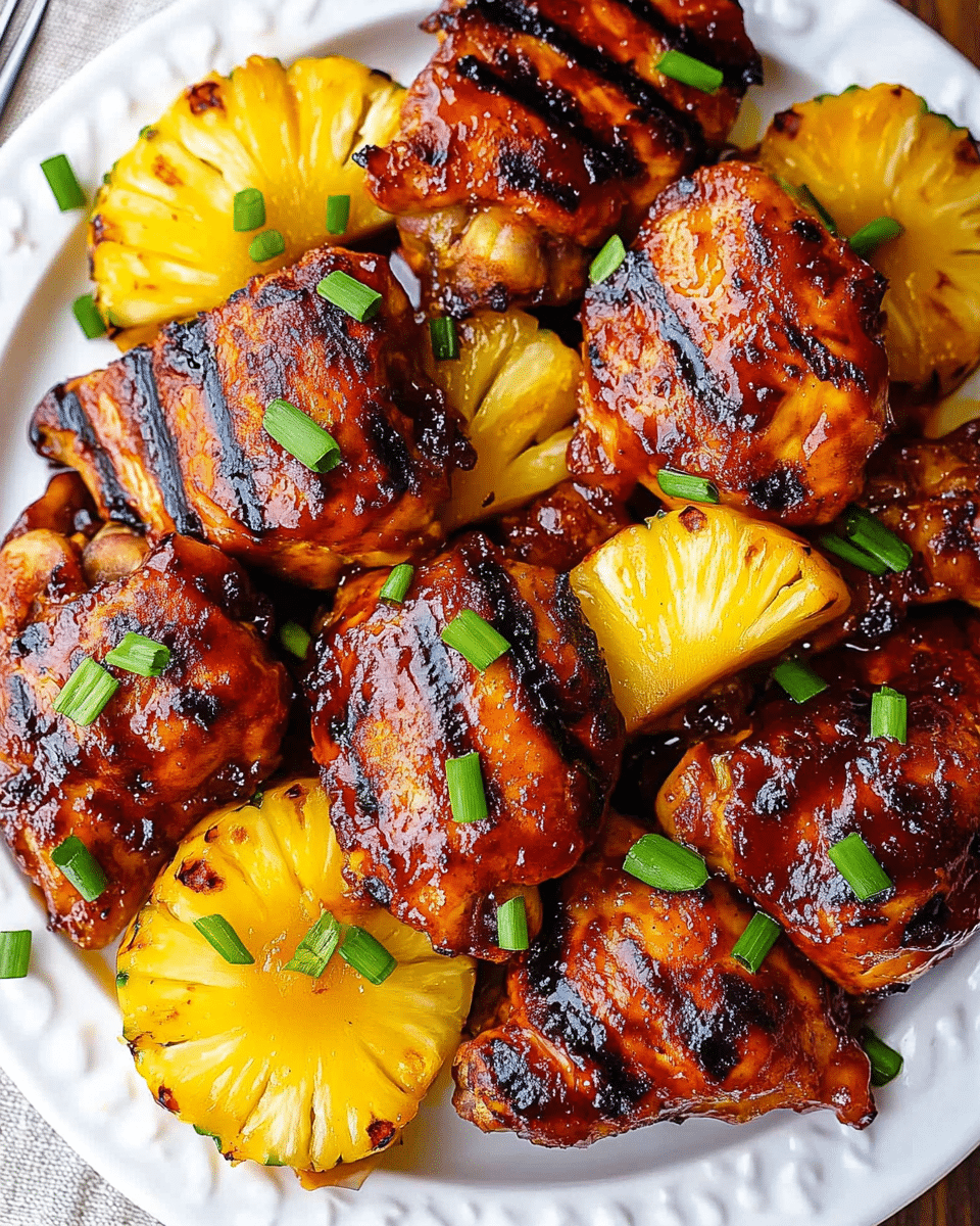 Baked Huli Huli Chicken with Pineapple