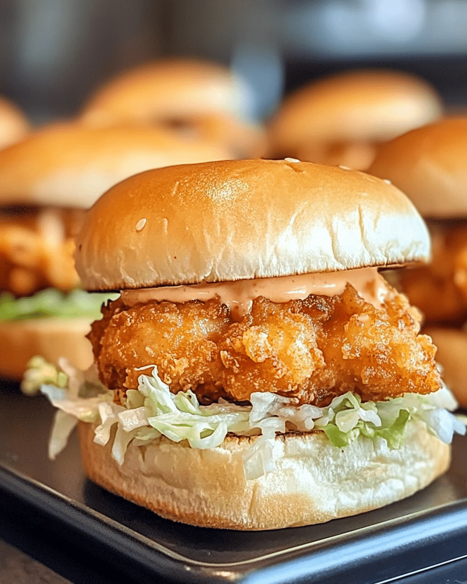 Bang Bang Chicken Sliders