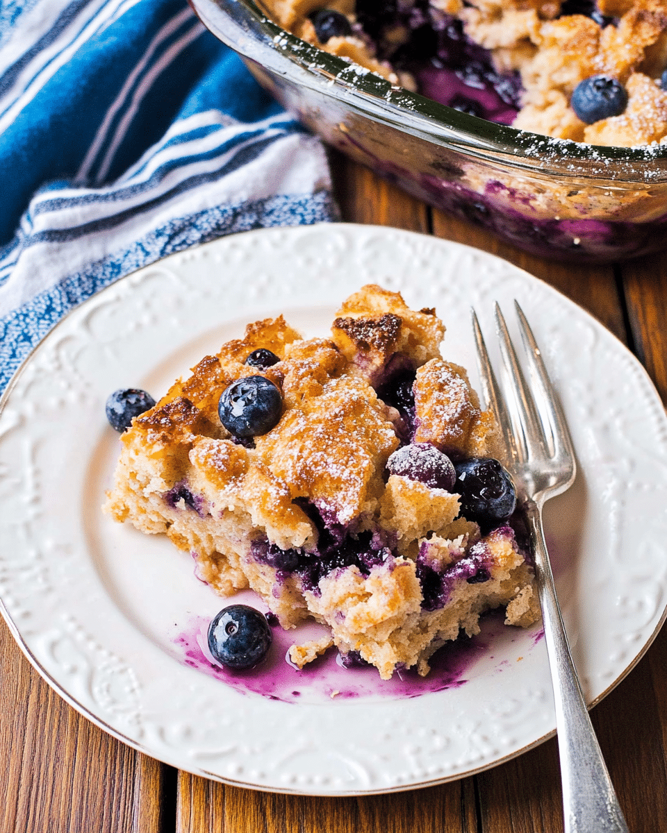 Blueberry French Toast Casserole