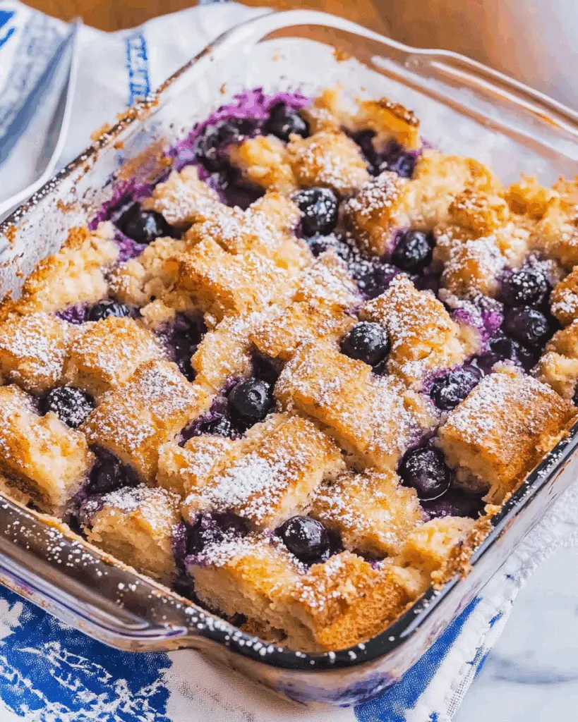 Blueberry French Toast Casserole
