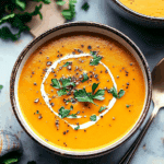Butternut Squash and Sweet Potato Soup