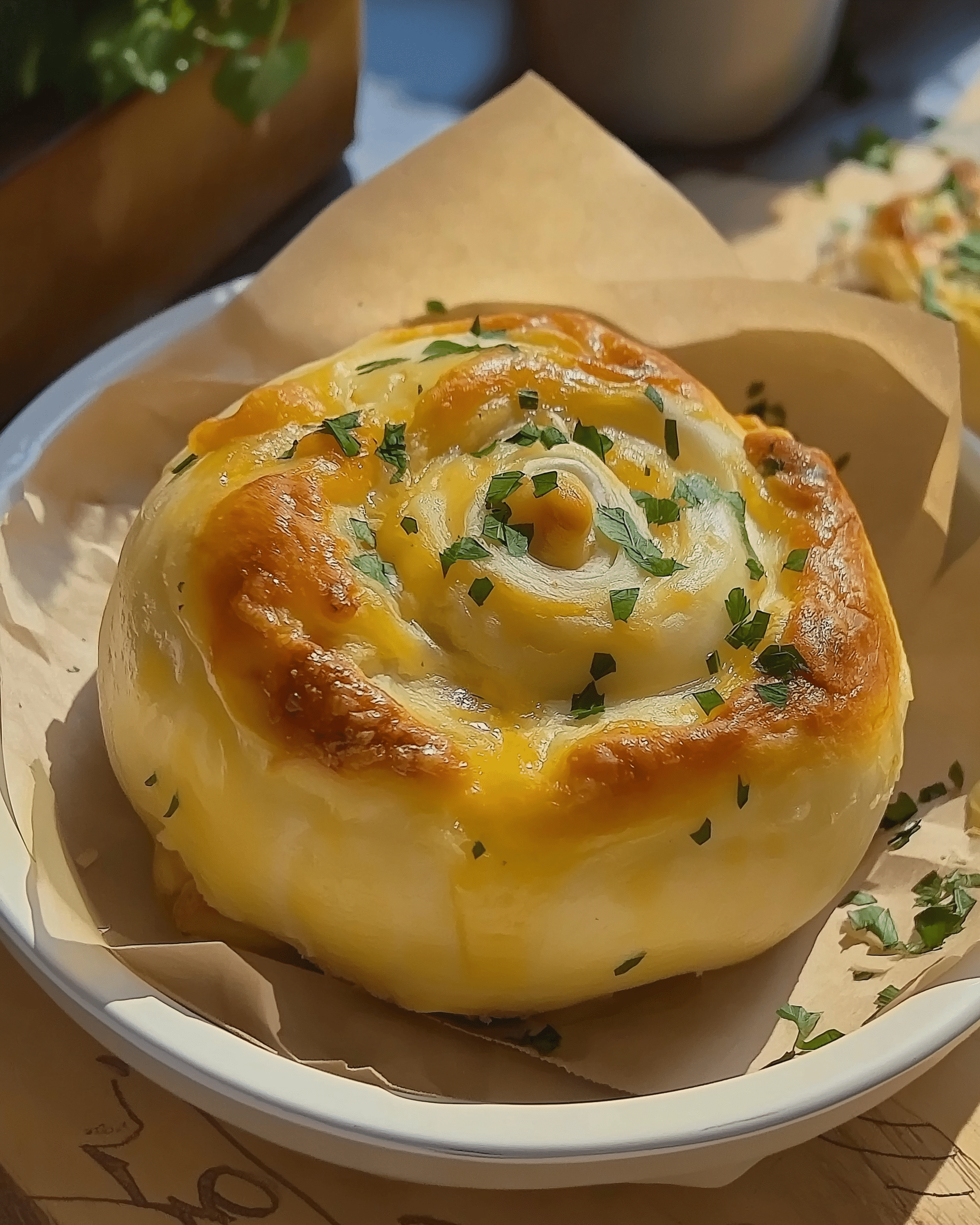 Buttery Cheese Garlic Rolls