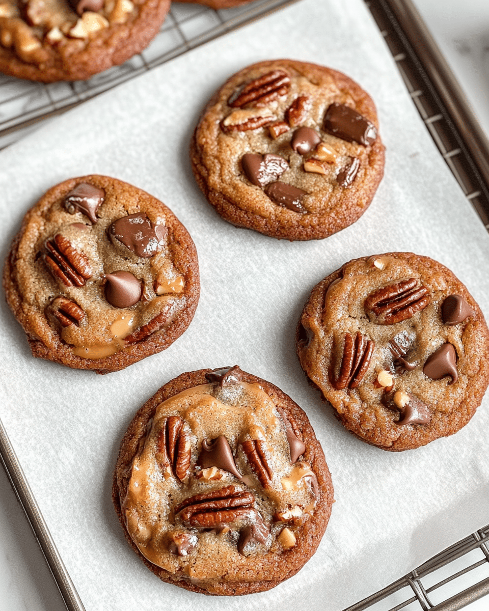 Caramel Pecan Chocolate Chip Cookies