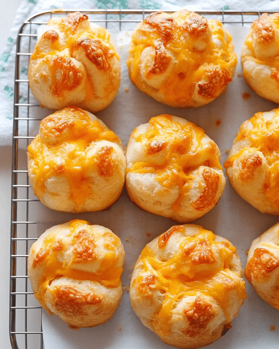 Cheddar Cheese Cloverleaf Rolls
