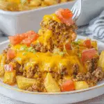 Cheeseburger French Fry Casserole
