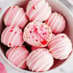 Cherry Chip Cheesecake Bites