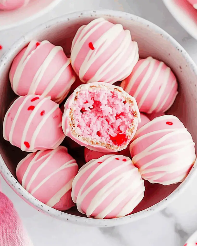 Cherry Chip Cheesecake Bites