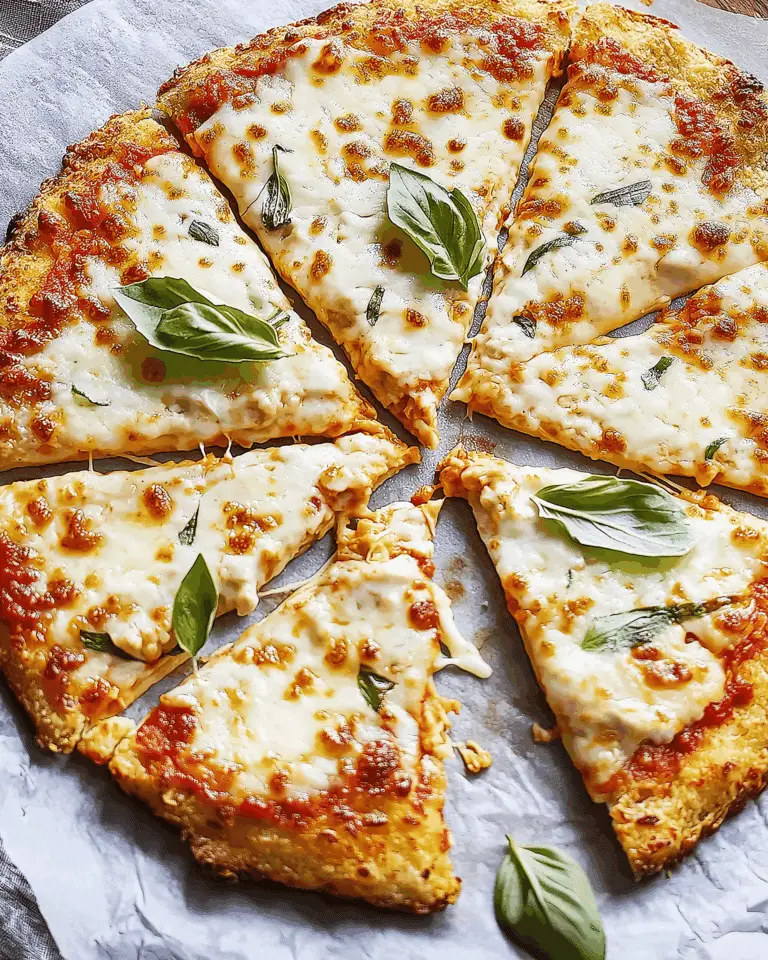 Viral Chicken Crust Caesar Salad Pizza Recipe
