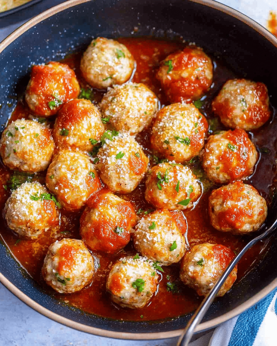 Chicken Parmesan Meatballs