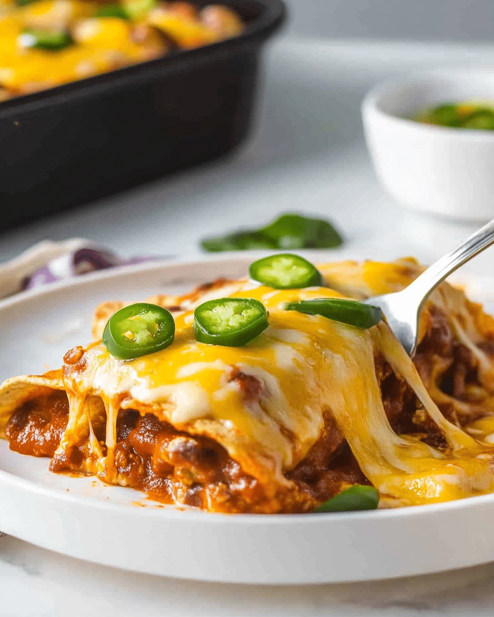 Chili Cheese Enchiladas
