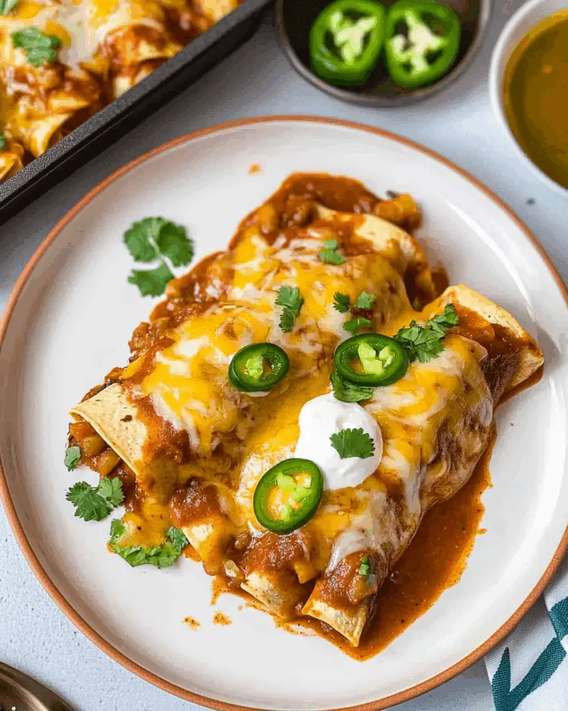 Chili Cheese Enchiladas
