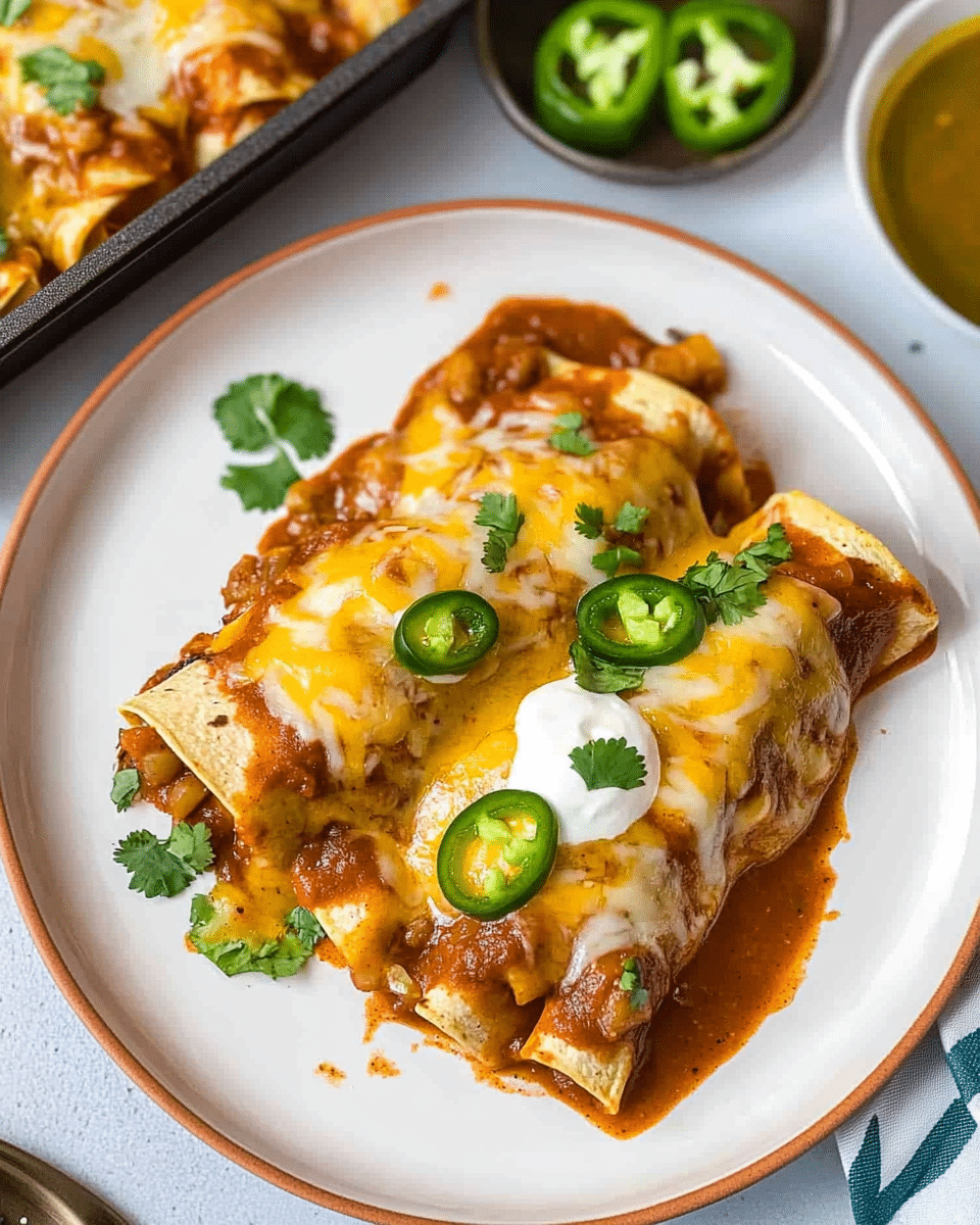 Chili Cheese Enchiladas