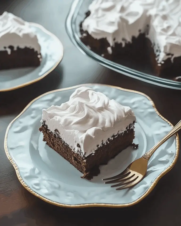 Chocolate Cake with 7-Minute Frosting