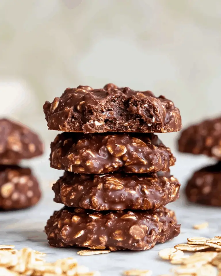 Chocolate Peanut Butter No Bake Cookies
