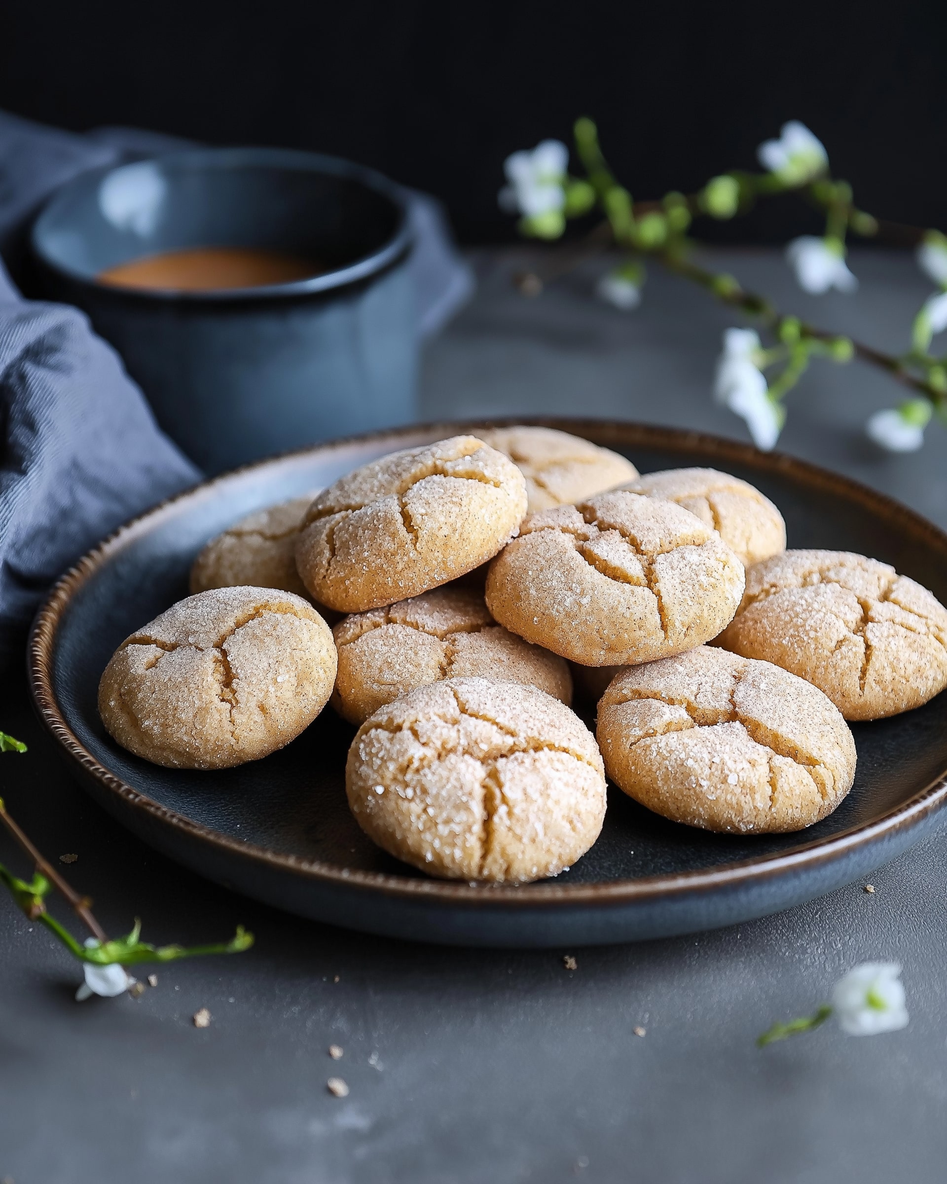 Cinnamon Coffee Crinkles