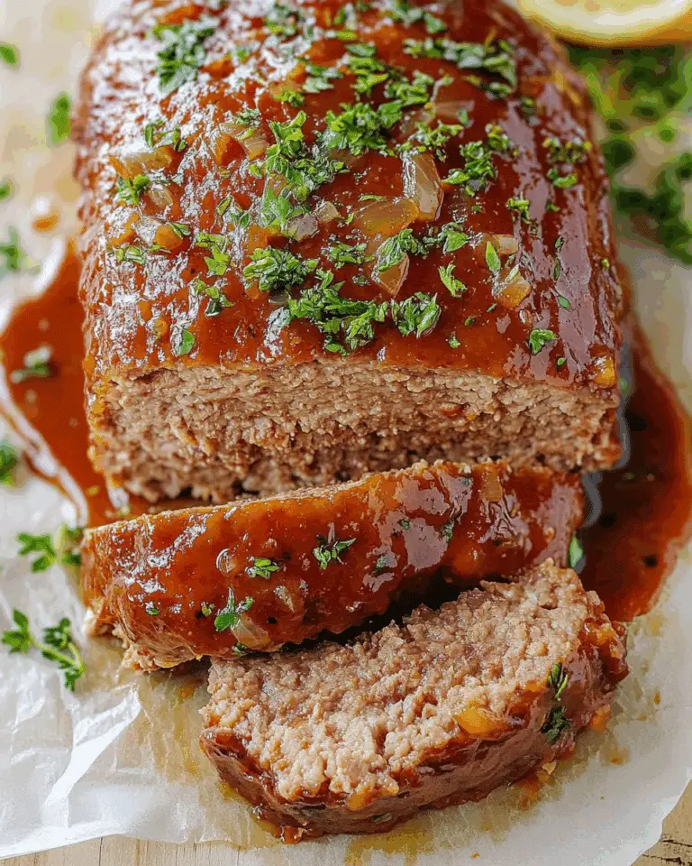 Classic Meatloaf with Sweet and Tangy Glaze