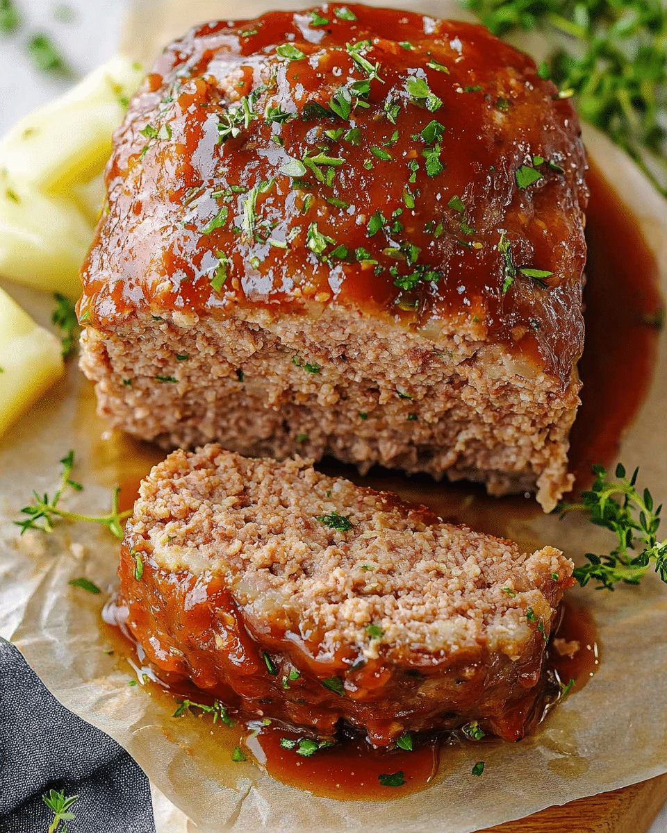 Classic Meatloaf with Sweet and Tangy Glaze