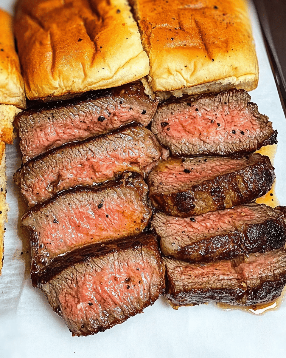 Cowboy Butter Steak Sliders