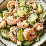 Creamy Cucumber Shrimp Salad