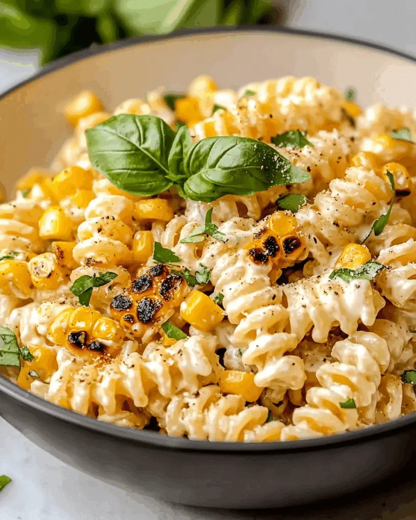 Creamy Street Corn Pasta Salad