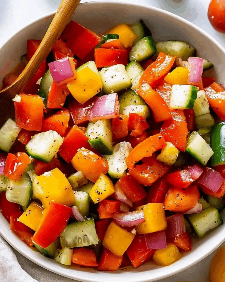 Cucumber Sweet Pepper Salad
