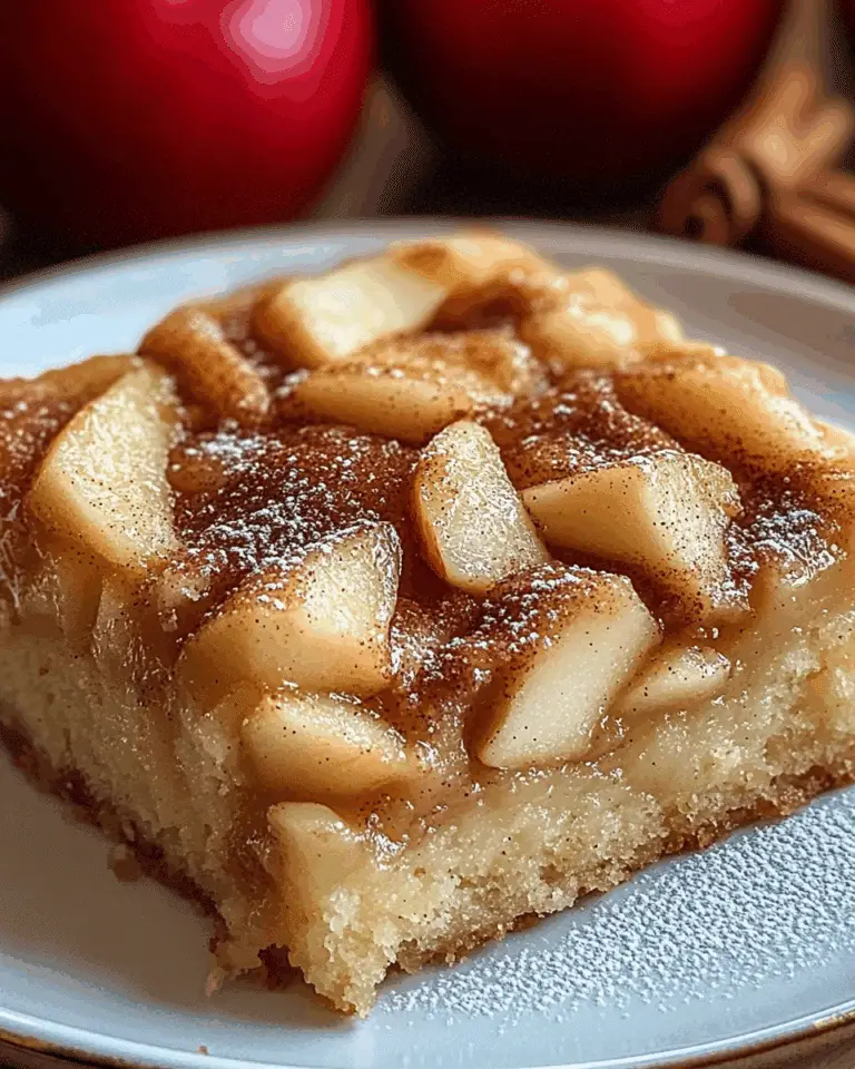 Apple Cinnamon Sheet Cake