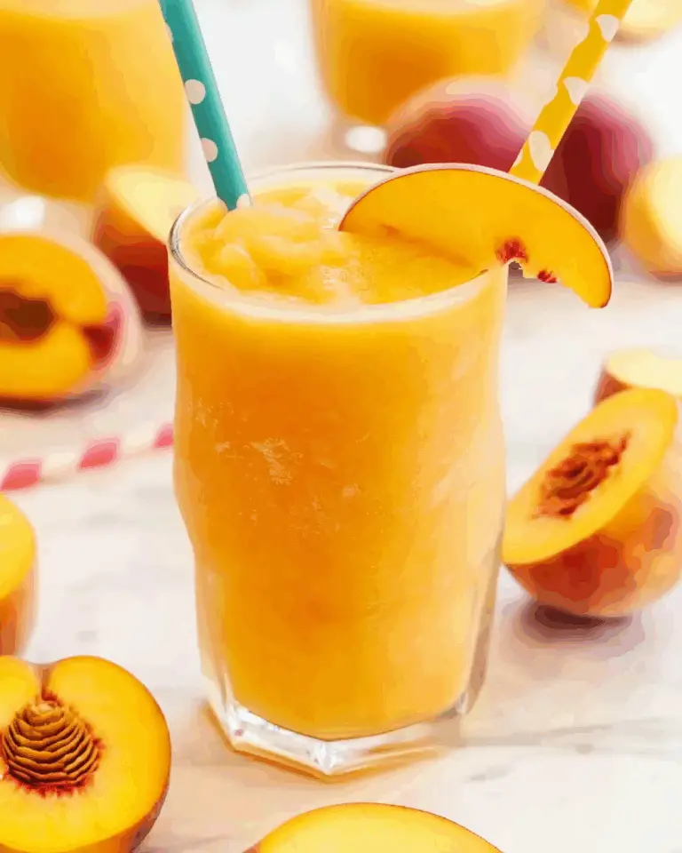 Frozen Peach Lemonade