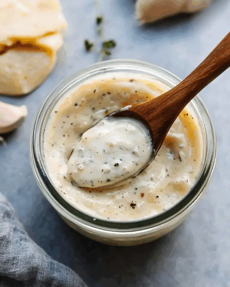Garlic Parmesan Sauce