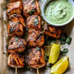 Grilled Salmon Skewers