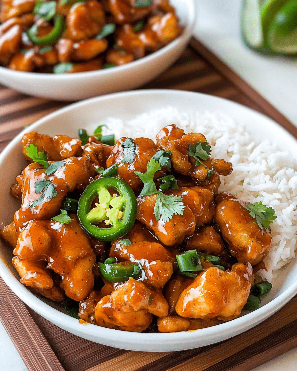 Honey Jalapeño Chicken