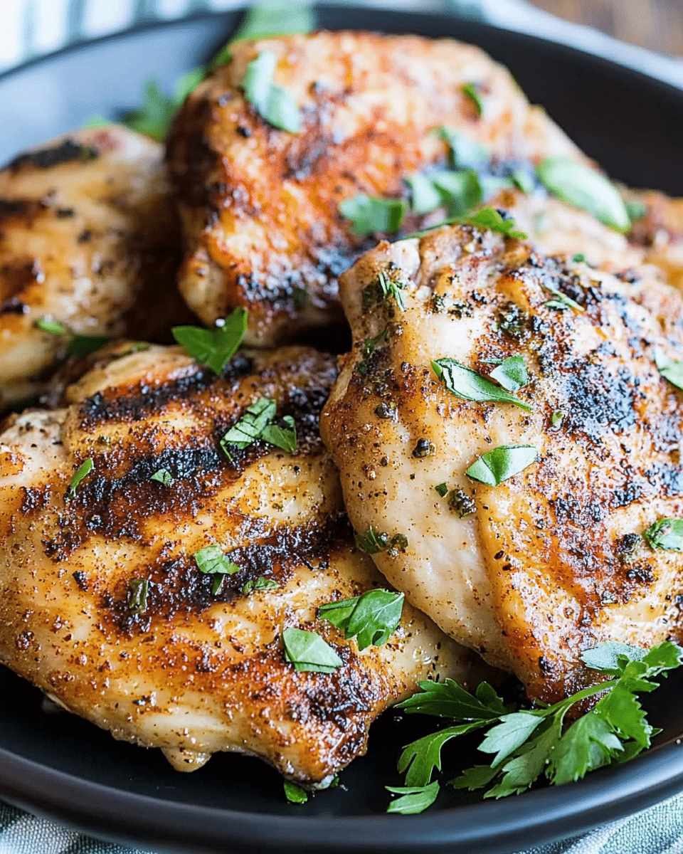 Quick and Juicy Chicken Thighs