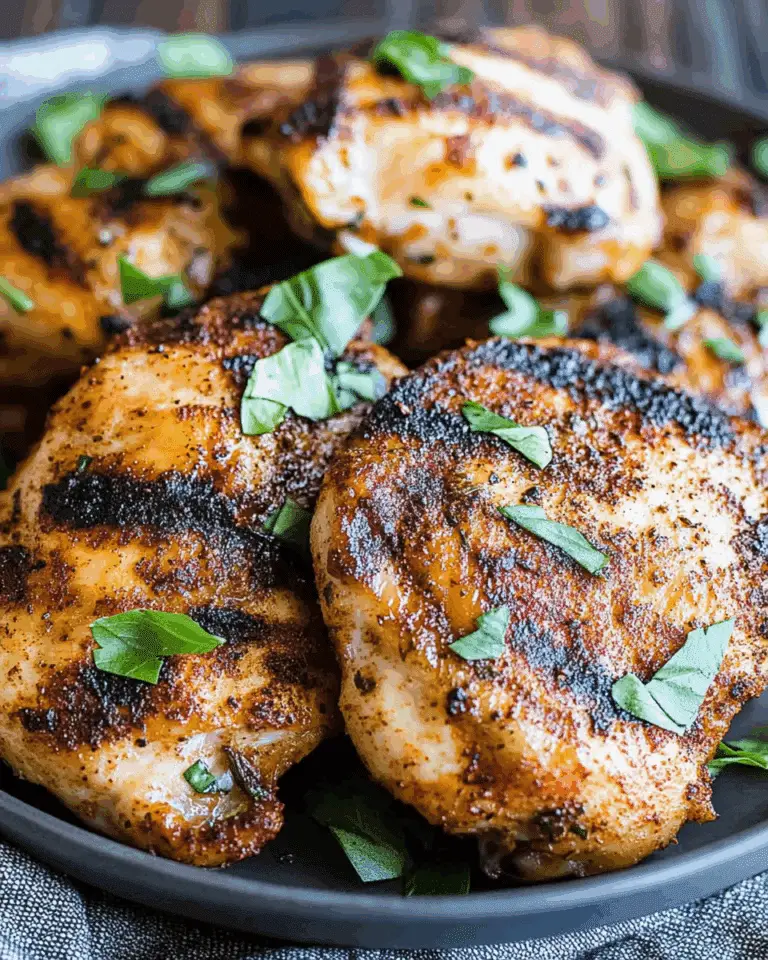 Quick and Juicy Chicken Thighs