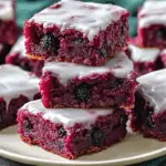 Lemon Blackberry Blondies