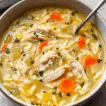 Lemon Chicken Orzo Soup