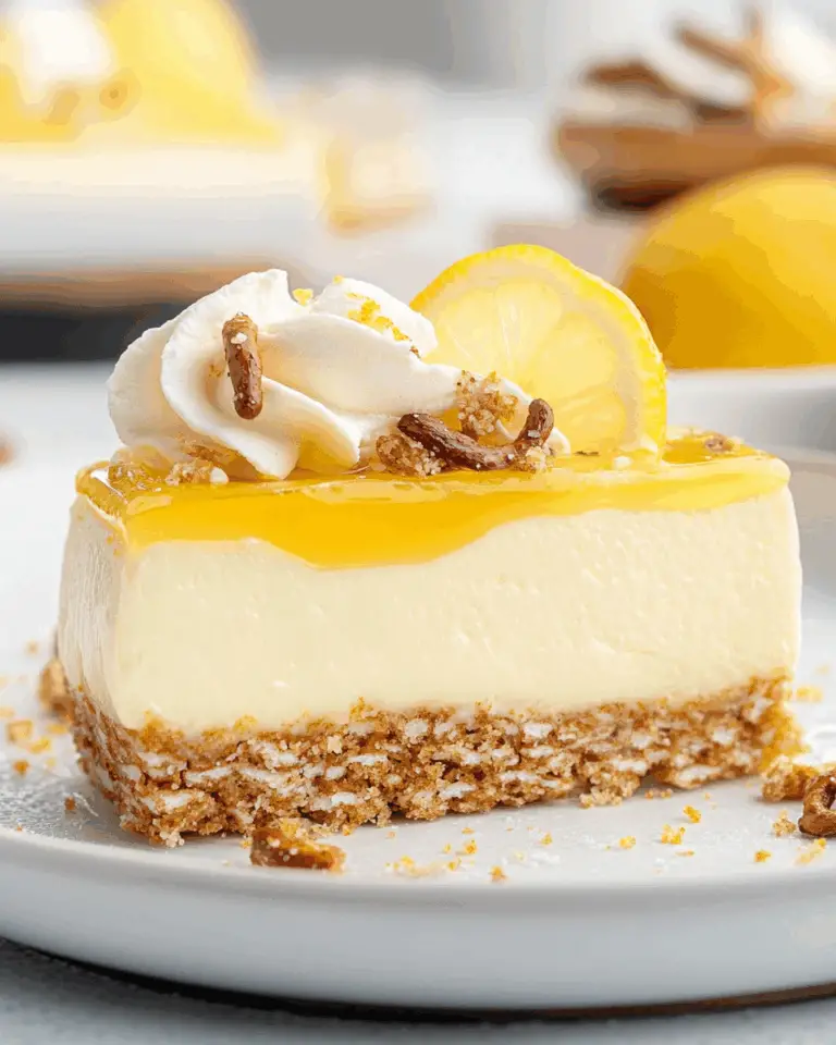 Lemon Pretzel Dessert