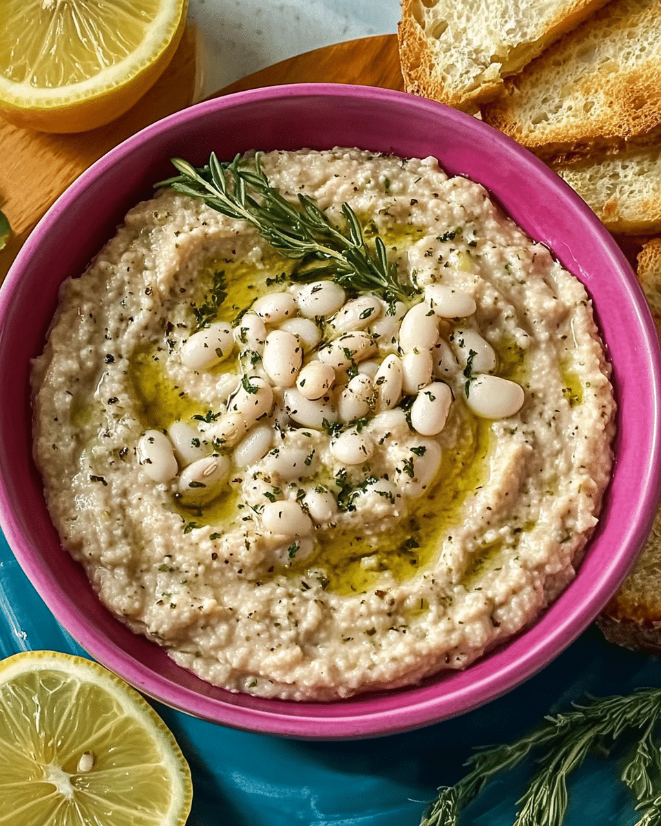 Lemony White Bean Dip