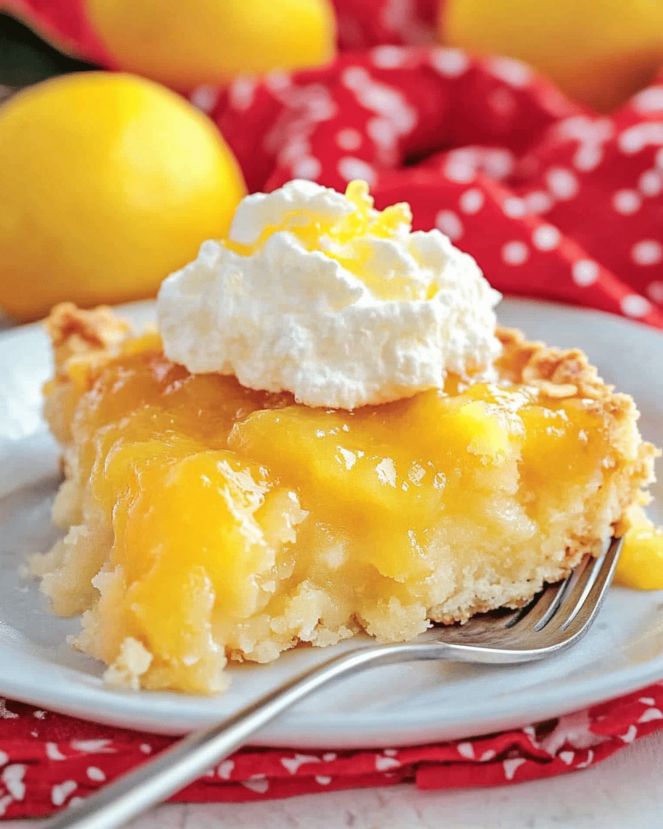Magic Lemon Cobbler