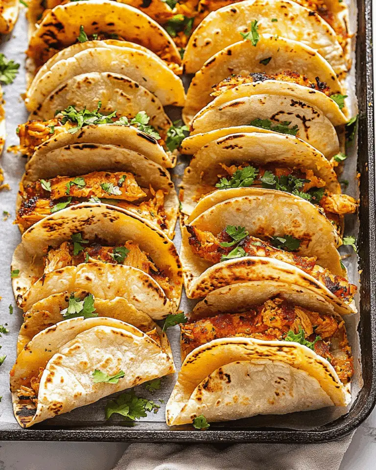 Mini Chicken Tacos