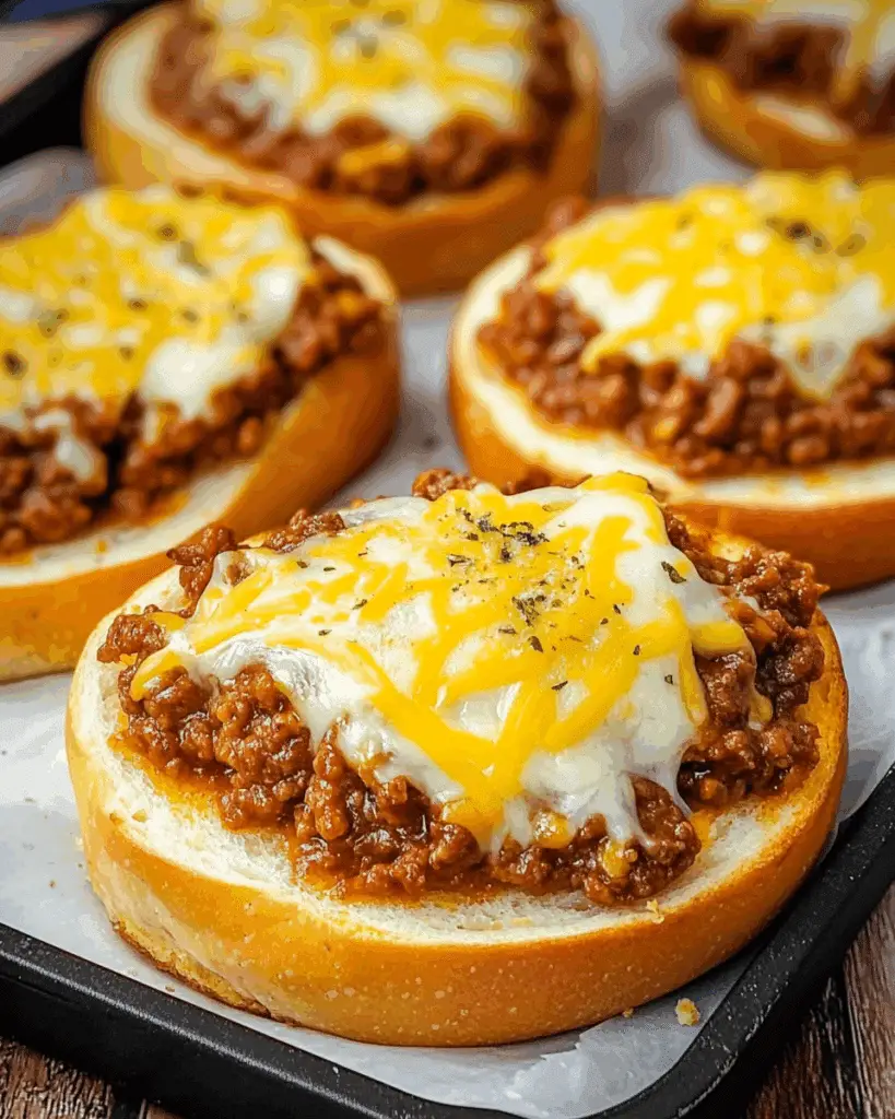 Mississippi Sloppy Joes On Garlic Bread