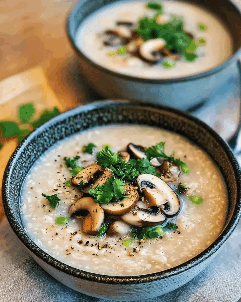 Mushroom Congee