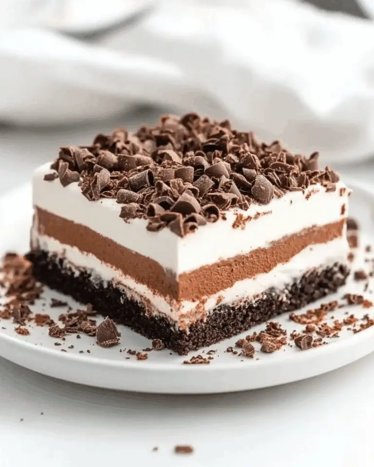 No-Bake Chocolate Lasagna