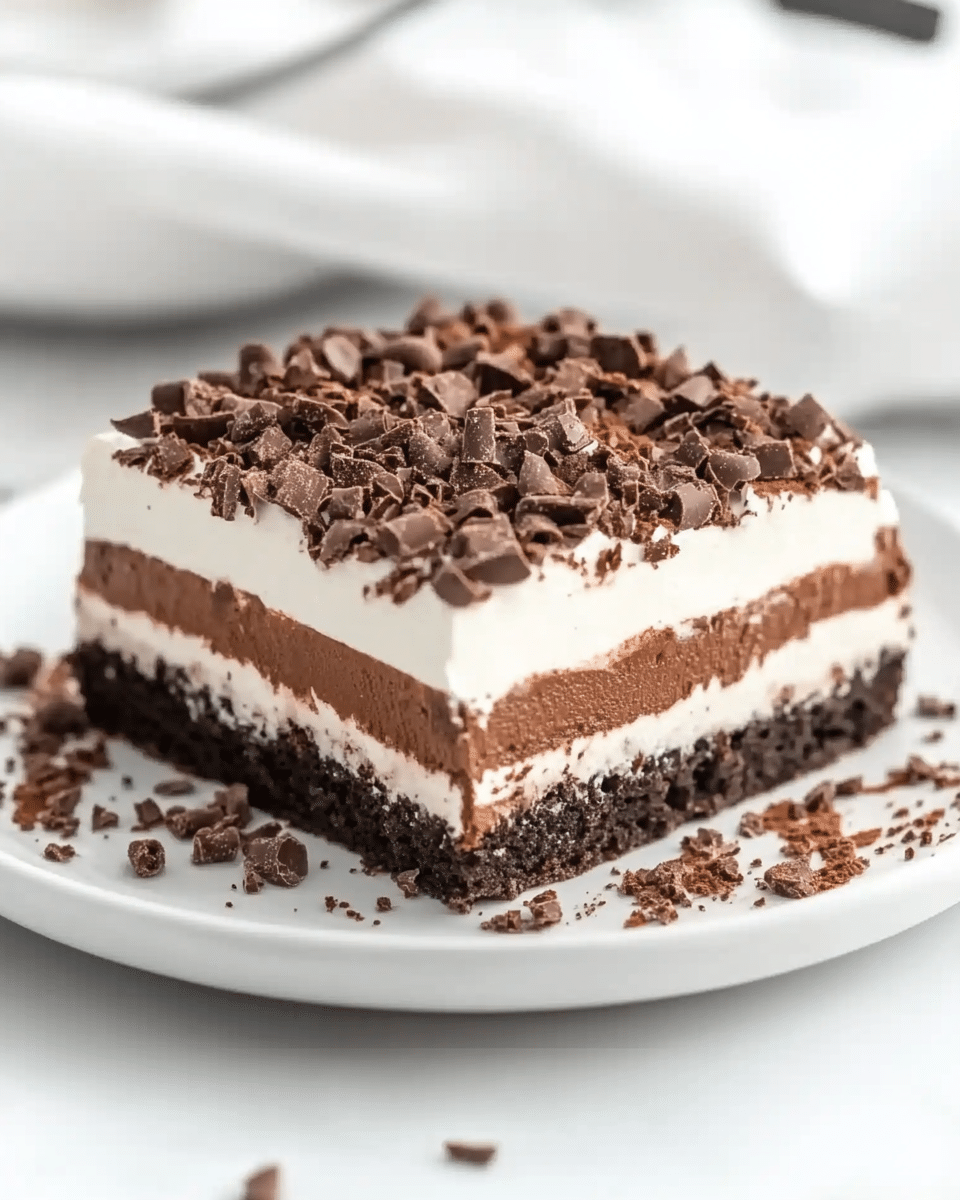 No-Bake Chocolate Lasagna