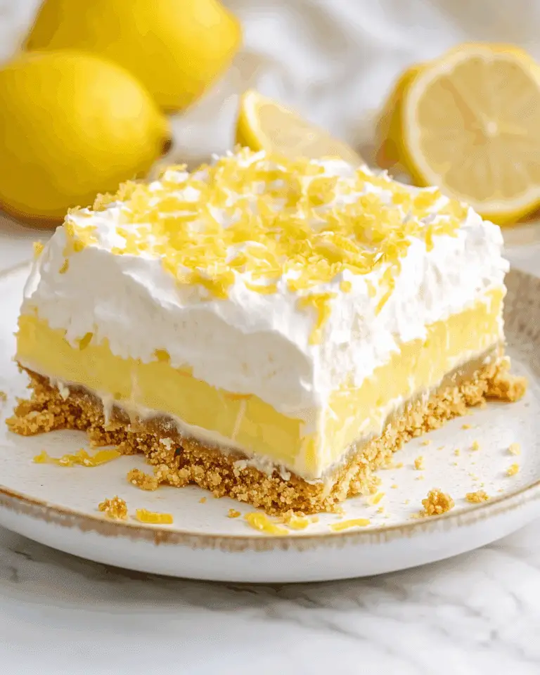 No-Bake Lemon Pie Cheesecake Bars