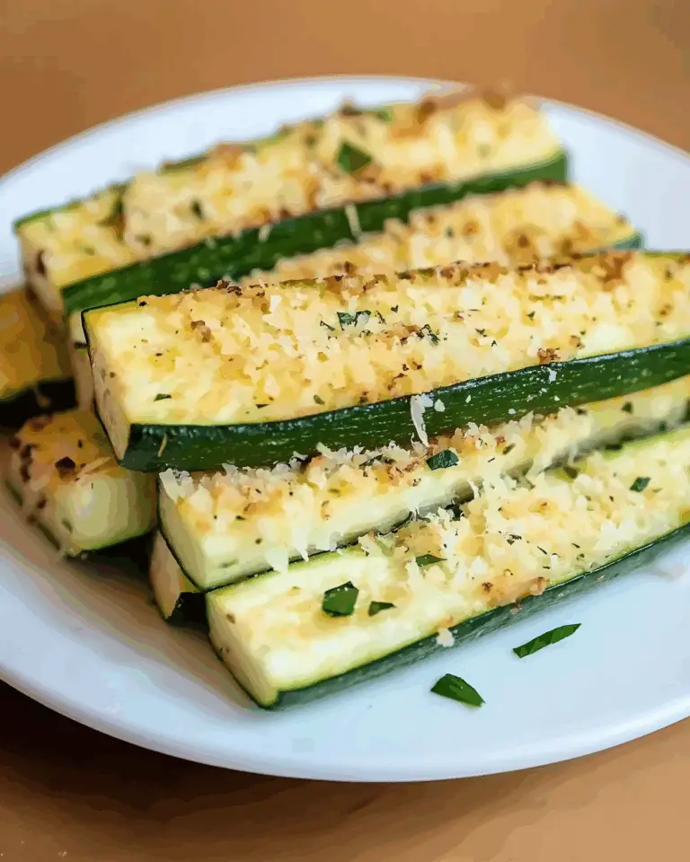 Parmesan Zucchini Spears