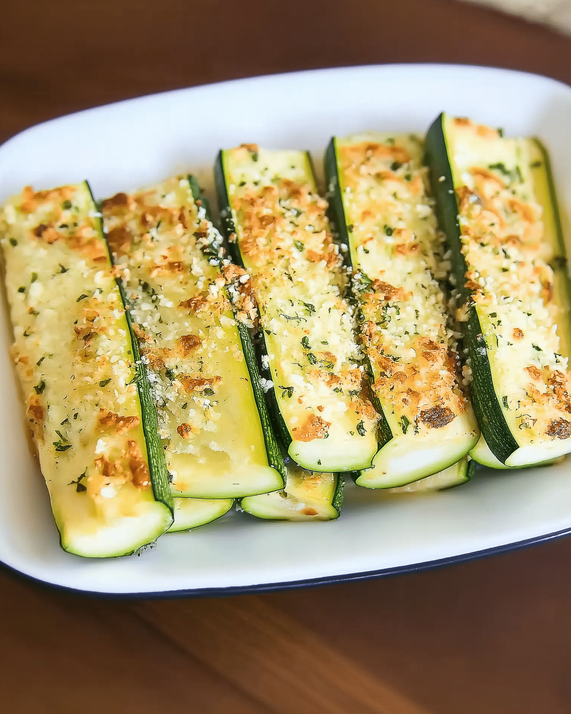 Parmesan Zucchini Spears