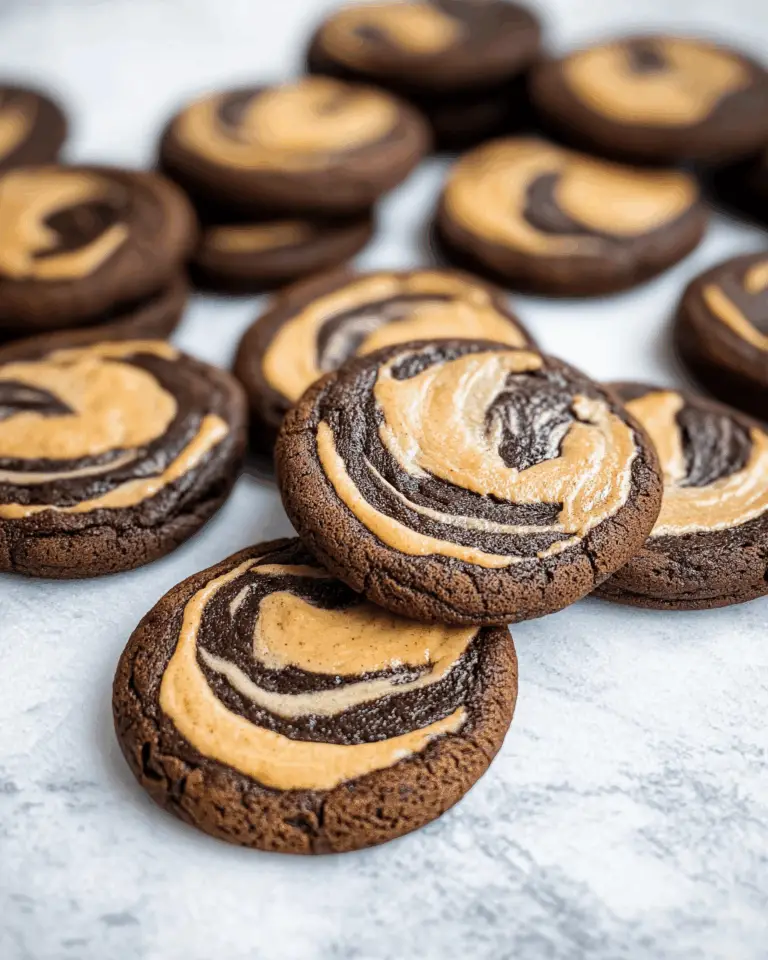 Peanut Butter Brownie Swirl Cookies
